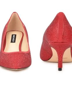 Nine West Heels Abaline Rhinestone Pointy Toe Pumps