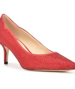 Nine West Heels Abaline Rhinestone Pointy Toe Pumps