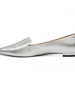 Nine West Abay Smoking Flats Metallic Mindset