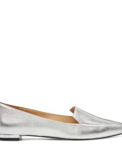 Nine West Abay Smoking Flats Metallic Mindset