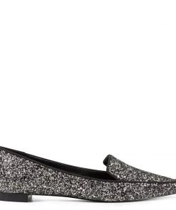 Nine West Abay Smoking Flats Metallic Mindset