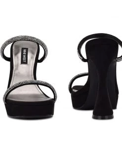 Nine West Adine Platform Sandals 10 Nine West Adine Platform Sandals