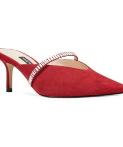 Nine West Heels Aenia Jewel Strap Mules