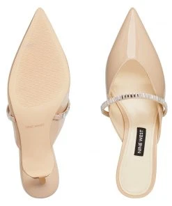 Nine West Heels Aenia Jewel Strap Mules