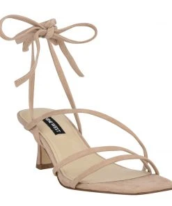 Nine West Agnes Ankle Wrap Heeled Sandal