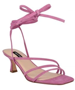 Nine West Agnes Ankle Wrap Heeled Sandal