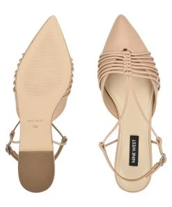 Nine West Aida Slingback Pointy Toe Flats