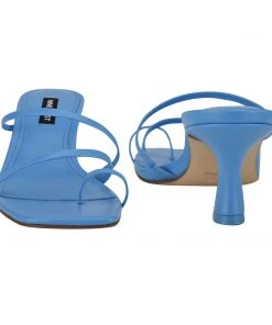 Nine West Color Pop Aila Heeled Slide Sandals