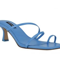Nine West Color Pop Aila Heeled Slide Sandals