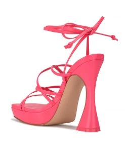 Nine West Ailey Ankle Wrap Platform Sandals