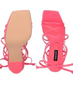 Nine West Ailey Ankle Wrap Platform Sandals