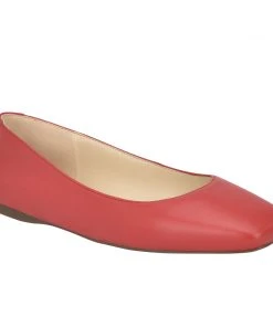 Nine West Alena Square-Toe Flats Color Pop