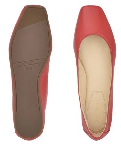 Nine West Alena Square-Toe Flats Color Pop