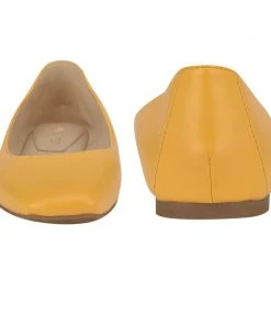 Nine West Alena Square-Toe Flats Color Pop