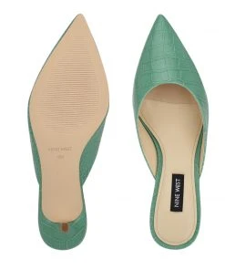 Nine West Ali Pointy Toe Mules Color Pop