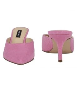 Nine West Ali Pointy Toe Mules Color Pop