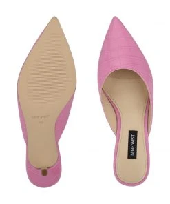 Nine West Ali Pointy Toe Mules Color Pop