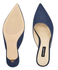 Nine West Ali Pointy Toe Mules Heels
