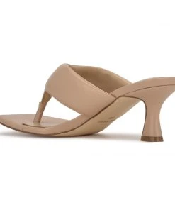 Nine West Heel Appeal Alike Heeled Slide Sandals