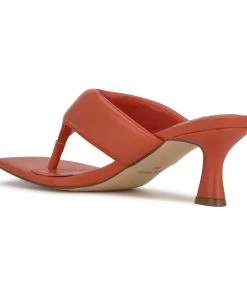 Nine West Alike Heeled Slide Sandals Color Pop