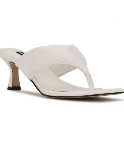 Nine West Alike Heeled Slide Sandals