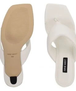 Nine West Alike Heeled Slide Sandals