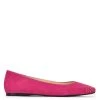 Nine West Aloha Studded Square-Toe Flats Color Pop