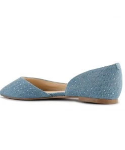 Nine West Amore D'Orsay Studded Flats