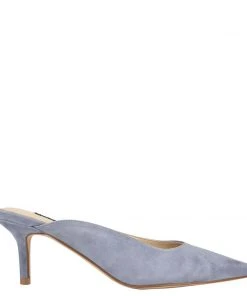 Nine West Angle Pointy Toe Mules Heels