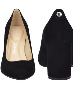 Nine West Heels Ani 9x9 Block Heel Pumps