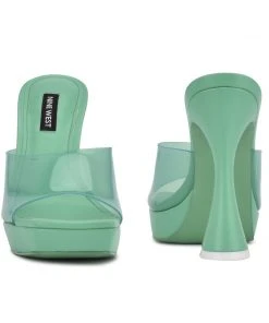 Nine West Y2K Revival Ansel Platform Slide Sandals