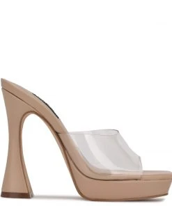 Nine West Y2K Revival Ansel Platform Slide Sandals