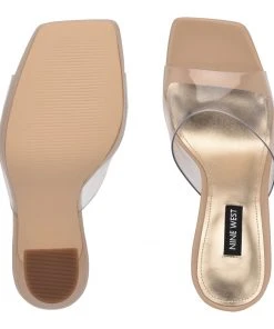 Nine West Y2K Revival Ansel Platform Slide Sandals