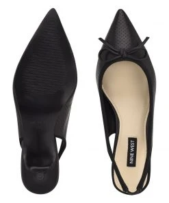 Nine West Aperf Slingback Pointy Toe Pumps