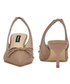 Nine West Aperf Slingback Pointy Toe Pumps Heels