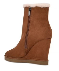 Nine West Apres Wedge Booties Shoes