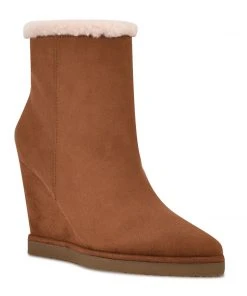 Nine West Apres Wedge Booties Shoes