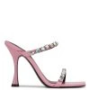 Nine West Color Pop Aria Heeled Slide Sandals