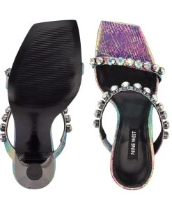 Nine West Aria Heeled Slide Sandals
