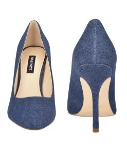 Nine West Heels Arley Square-Toe Pumps