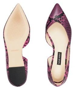 Nine West Aryn Half D'Orsay Flats Color Pop