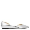 Nine West Aryn Half D'Orsay Flats Metallic Mindset