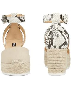 Nine West Audra Espadrille Wedge Sandals Weave Got You
