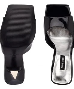 Nine West New Aurea Heeled Slide Sandals