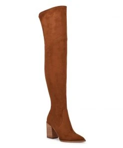 Nine West Shoes Barret Over The Knee Heeled Boots