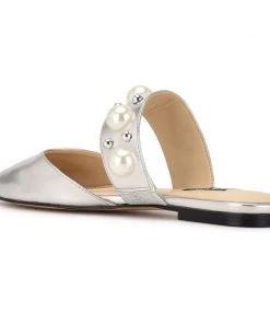 Nine West Metallic Mindset Baubble Dress Mules