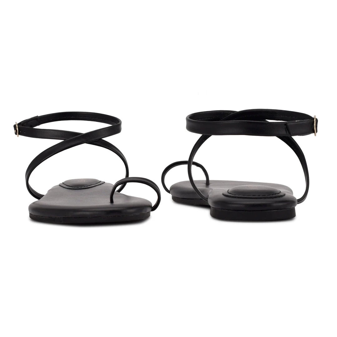 Nine West Baxter Flat Sandals 6 Nine West Baxter Flat Sandals