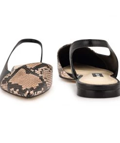 Nine West Shoes Beads Slingback Pointy Toe Flats