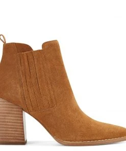 Nine West Heels Beata Block Heel Booties
