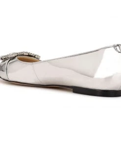 Nine West Metallic Mindset Behold Dress Flats 9 Nine West Metallic Mindset Behold Dress Flats